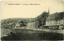 Andelys (Les). Le Quai et L'Hôtel Belle Vue.