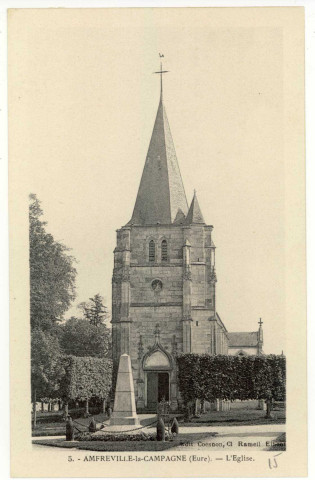 Amfreville-la-Campagne. L'église.