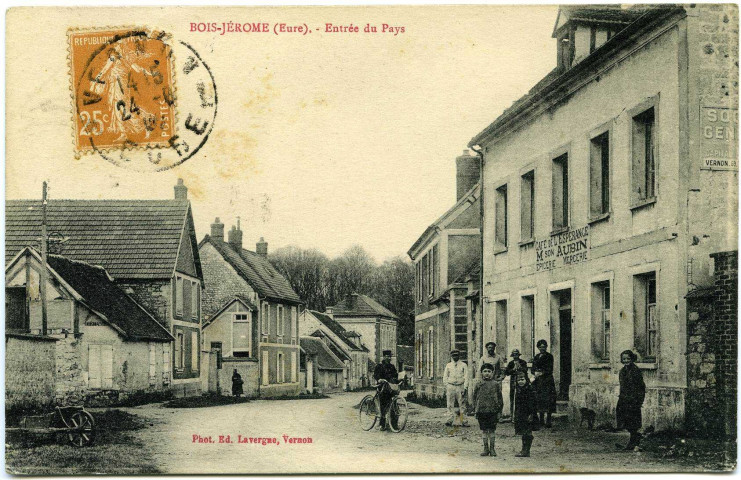 Bois-Jérôme-Saint-Ouen. Entrée du Pays.