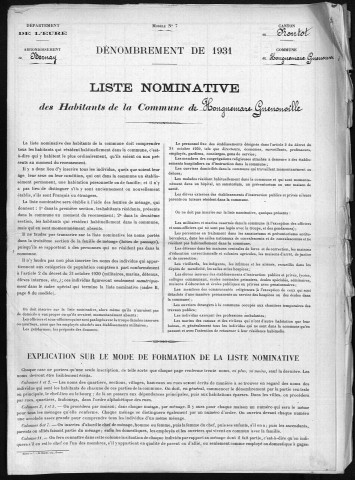 HONGUEMARE_GUENOUVILLE 1931