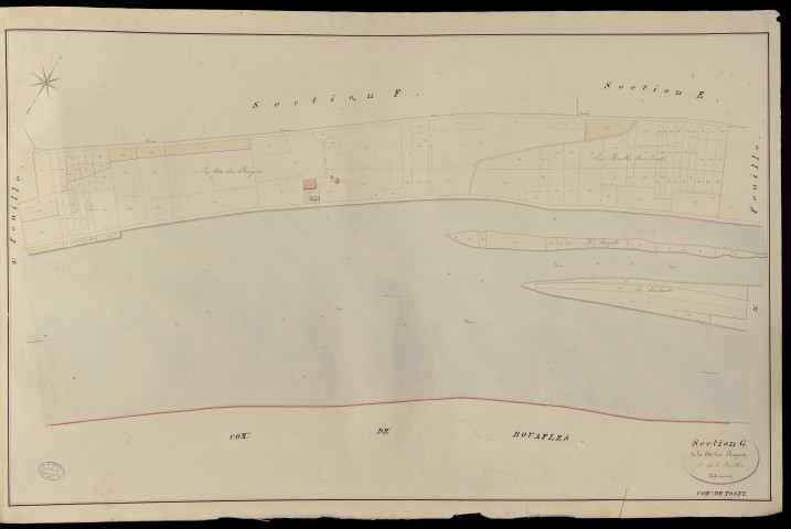 Tosny. Section G _ de la Côte des Elingues _ 2e de 5 Feuilles