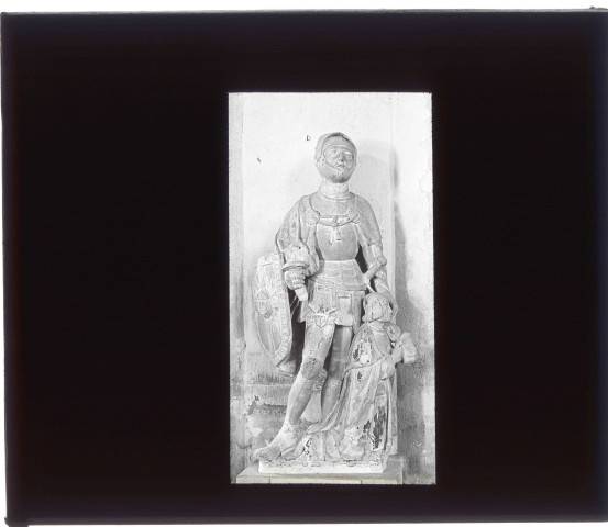 Statue de Saint-Maurice de l'église de Vesly (Eure).