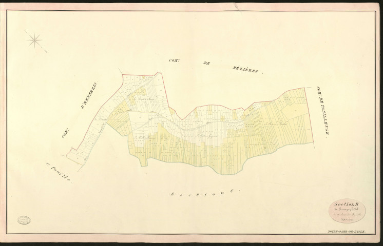 Notre-Dame-de-l'Isle. Section B _ de Pressagny-le-Val _ 2e et dernière Feuille