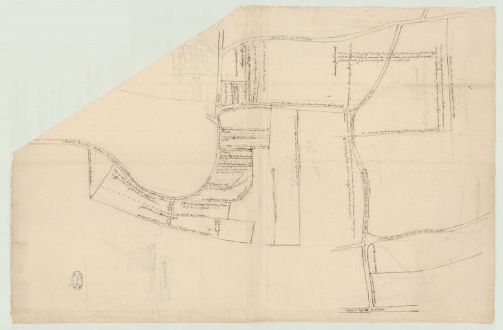 Rugles - 1- "Carte des tènements du Breuil et du Buisson Corbin". * 2- "La Héripière, les Vallées". *