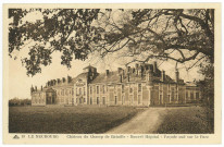 Sainte-Opportune-du-Bosc. Château du Champ-de-Bataille - Nouvel Hôpital - Façade sur le Parc.