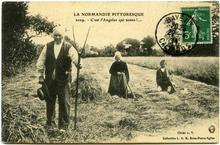 Divers. La Normande pittoresque. - C'est l'Angélus qui sonne !...