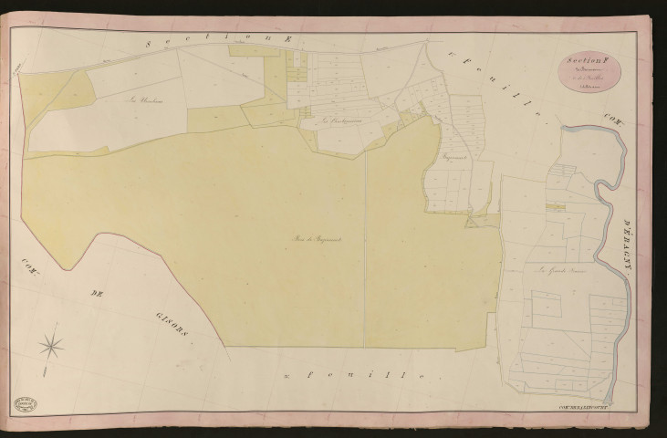 Bazincourt-sur-Epte. Section F _ de Bazincourt _ 2e de 3 Feuilles