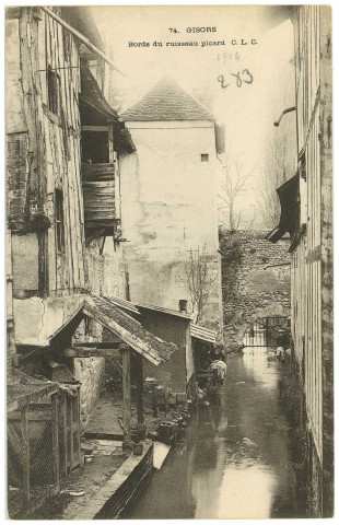 Gisors. Bords du ruisseau picard.