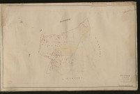 Beaumont-le-Roger. Section A _ du bourg Dessus _ 1re de 3 Feuilles