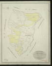 Condé-sur-Risle. Tableau d'assemblage _ du Plan Parcellaire de la Commune de Condé-Sur-Risle _ Canton de Montfort - Pontaudemer - Eure. _ Terminé sur le Terrain le 19 mars 1832, sous l'administration de M. A Passy, Préfet _ M. Desrues, Maire _ sous la Direction de M.Marel, Directeur des Contributions directes _ M. Le Fébure, Géomètre en Chef. _ Par M. Caffin, Géomètre de 1re classe.