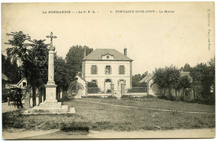 Fontaine-sous-Jouy. La Mairie.