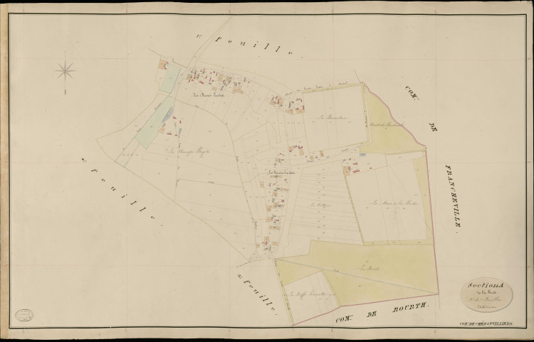 Chéronvilliers. Section A _ de la Forêt _ 2e de 7 Feuilles