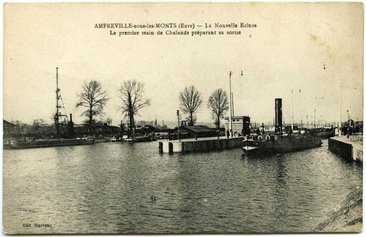 Amfreville-sous-les-Monts. La Nouvelle Ecluse.