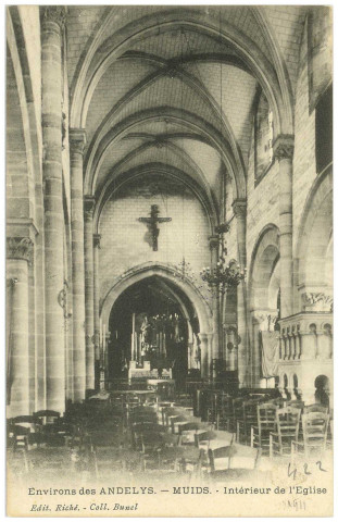 Muids. Environs des Andelys. - Muids - Intérieur de l'Eglise.