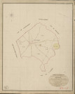 Quessigny. Tableau d'assemblage _ du Plan Parcellaire de la Commune de Quessigny _ Canton de Saint André - Evreux - Eure. _ Terminé sur le Terrain le 28 Octobre 1837, sous l'administration de M. Passy, Préfet _ M. Buisson, Maire _ et sous la Direction de M. Marel, Directeur des Contributions directes _ M. Le Fébure, Géomètre en Chef. _ Par M. Charpentier, Géomètre de 1re classe.