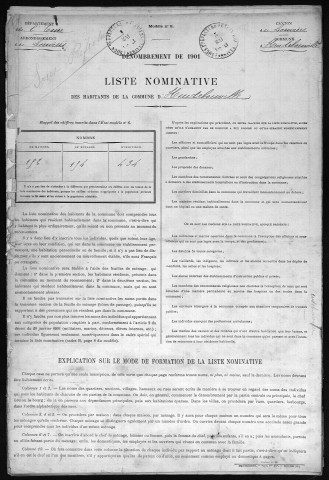 HEUDEBOUVILLE 1901