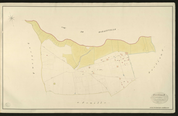 Saint-Sylvestre-de-Cormeilles. Section B _ de la Couture _ 1re de 2 Feuilles