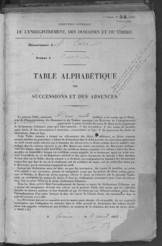 Tables 1891-1902