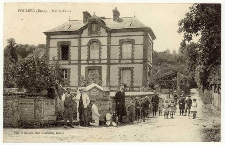 Foulbec. Mairie-Ecole.