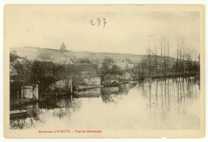 Garennes-sur-Eure. Vue de Garennes.