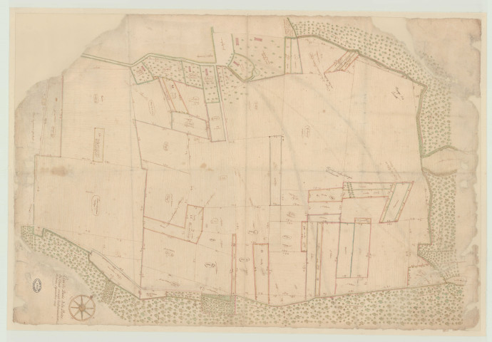 Thuit (Le) - "Plan de la plaine du Thuit avant la transaction du 13 septembre 1737". *