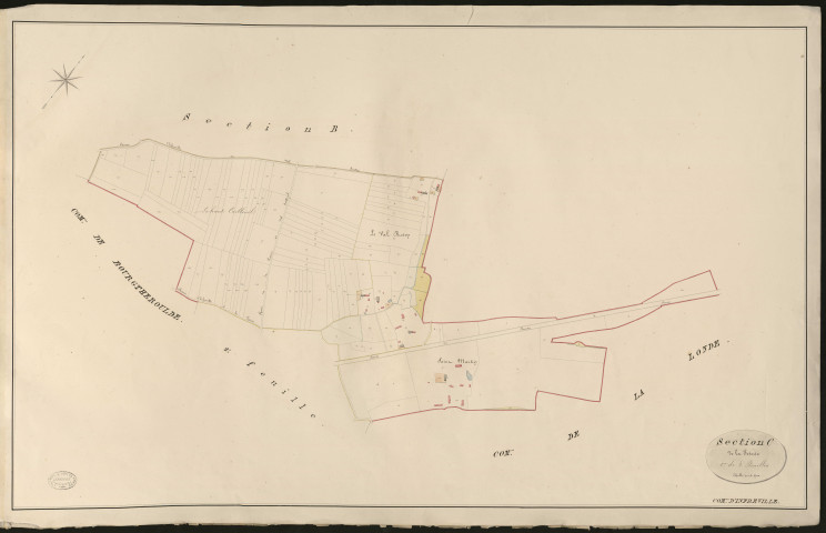 Infreville. Section C _ de la Poterie _ 1re de 2 Feuilles