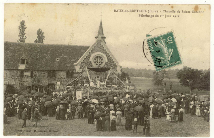 Baux-de-Breteuil (Les). Chapelle Ste Suzanne. Pèlerinage du 1er Juin 1911.