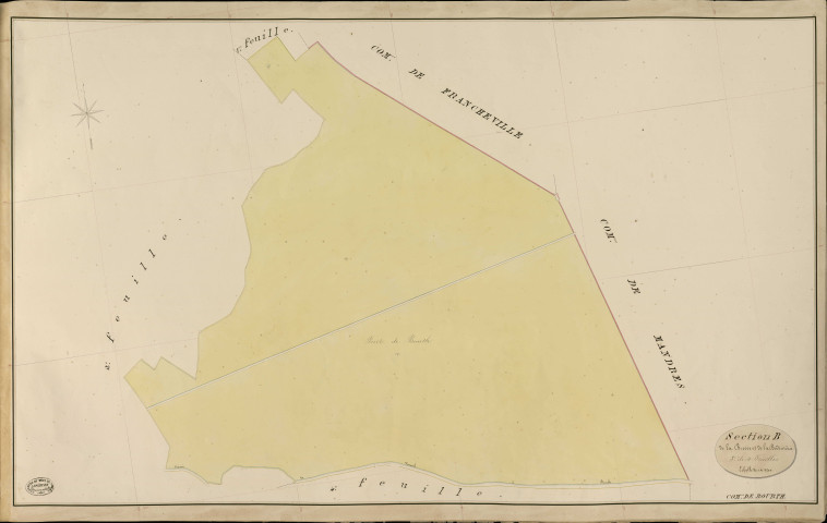 Bourth. Section B _ de la Brosse et de la Bodinière _ 3e de 4 Feuilles