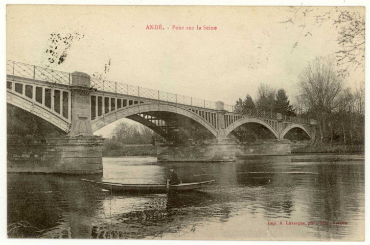 Andé. Pont sur la Seine.