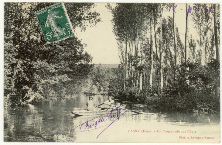 Gasny. En promenade sur l'Epte.