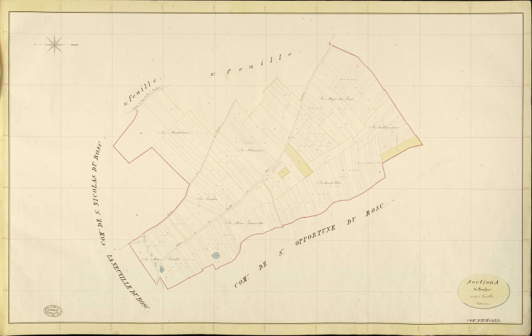 Epégard. Section A _ de Beaufour _ 1re de 3 Feuilles