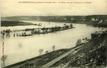 Andelys (Les). Pendant les grandes eaux - La Seine vue sur la Roque et la Vacherie.