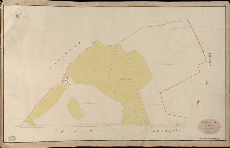 Guichainville. Section G _ de Seugey _ 1re de 3 Feuilles