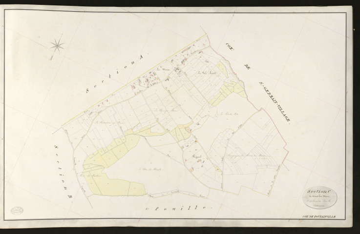 Toutainville. Section C _ de Mont-les-Mares _ 2e et dernière Feuille