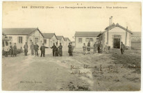 Evreux-Ville. Les Baraquements militaires-Vue intérieure.
