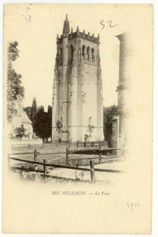 Bec-Hellouin (Le). La Tour.
