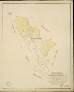 Chapelle-du-bois-des-Faulx (La). Section B _ de Brosmesnil _ 3e et dernière feuille. Tableau d'assemblage _ du Plan Parcellaire de la Commune de la Chapelle du Bois des Faux _ Canton de Louviers - Louviers - Eure. _ Terminé sur le Terrain en 1823, sous l'administration de M. Le Vicomte Raymond Delaître, Préfet _ M. de Blosseville, Maire _ et sous la Direction de M. Boullenger, Directeur des Contributions directes _ M. Hautier, Géomètre en Chef. _ Par M. Thorel, Géomètre de 1re classe.