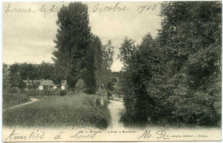 Evreux-Ville. L'Iton à Navarre.