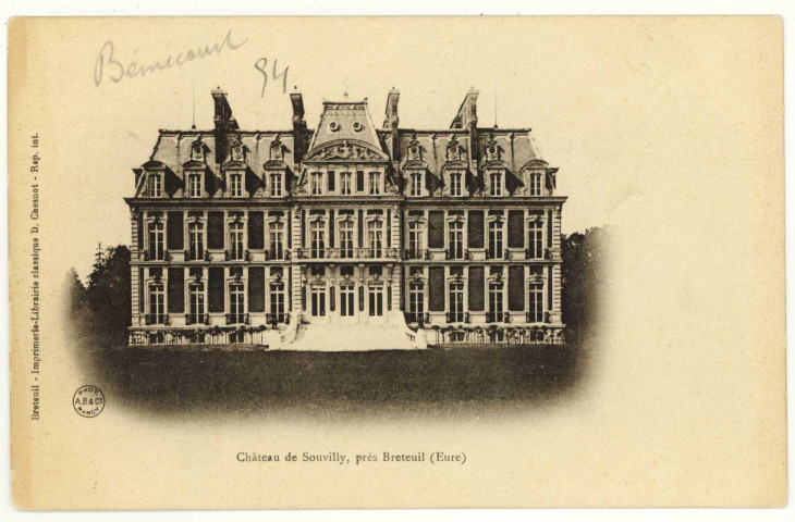 Bémécourt. Château de Souvilly, près Breteuil.