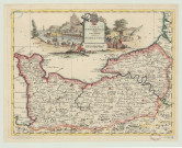 Carte géographique du gouvernement de Normandie