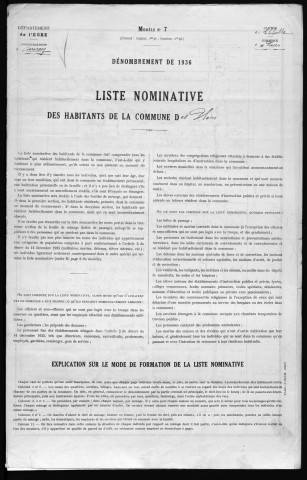 PLACES(LES) 1936