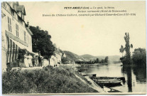 Andelys (Les). Petit Andely- Le Quai de Seine Maison Normande (Hôtel de Normandie).