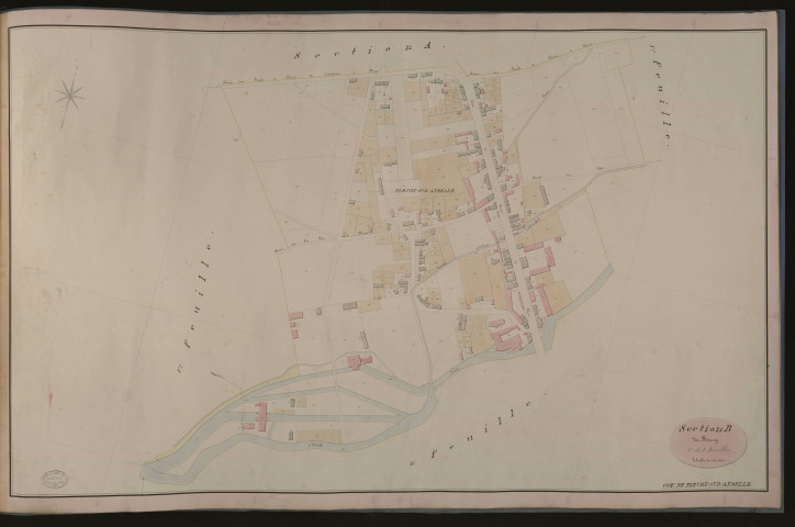 Fleury-sur-Andelle. Section B _ du Bourg _ 2e de 3 Feuilles