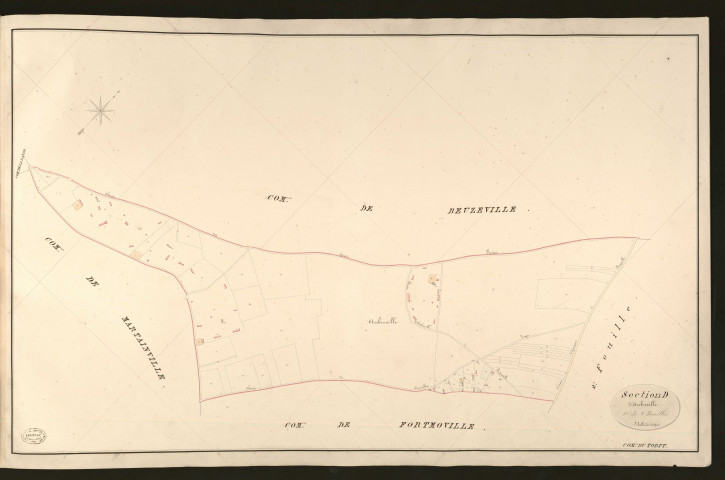 Torpt (Le). Section D _ d'Amberville _ 1re de 2 Feuilles