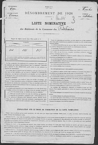 FIDELAIRE 1926