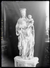 Statue de Vierge à l'enfant (retable de la Vierge) de l'église d'Heudicourt (Eure).