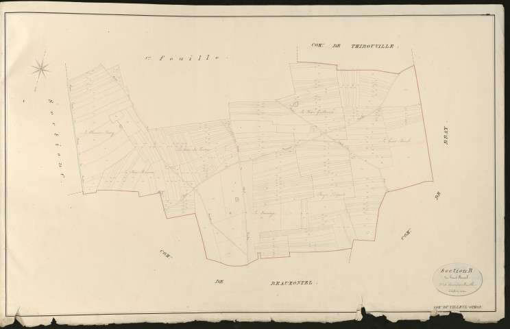 Tilleul-Othon (Le). Section B _ du haut Breuil _ 2e et dernière Feuille