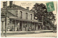 Acquigny. La gare direction de Chartres.