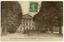 Evreux-Ville. Ecole Pratique de Commerce et d'Industrie d'Evreux-Entrée de la Cour d'Honneur.