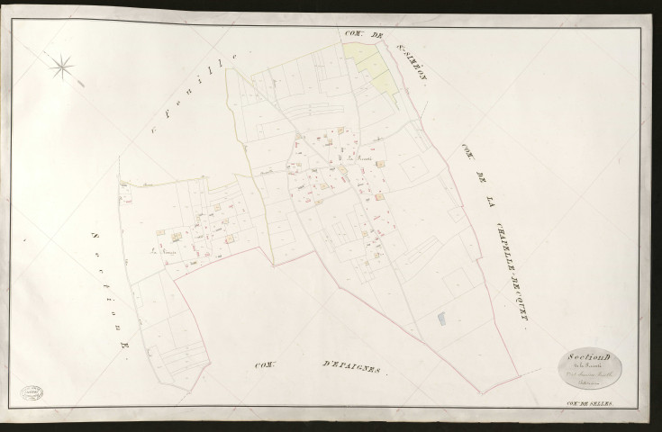 Selles. Section D _ de la Prevosté _ 2e et dernière Feuille
